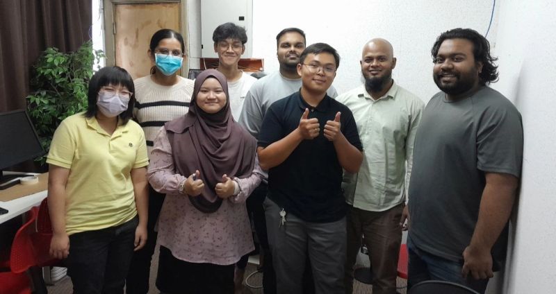 Group photo of the KidoCode interns